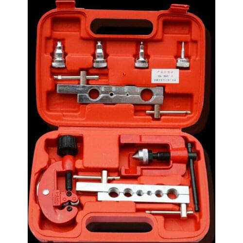 8pcs/set Metric and inch Tube expander tool Air conditioning maintenance tools Reamer copper pipe Tube expander tool