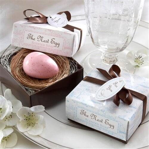 Free Shipping Creative Wedding Supplies Handmade Soap Handmade Soap Nest Wedding Favor and Gift 50Pcs/Lot