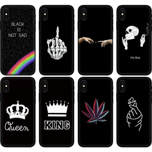 Black tpu Case For Samsung Galaxy A50 50S A30S A10 A01 A11 A21S A31 A41 A51 A71 M21 M30S S10 LITE Cover black white simple