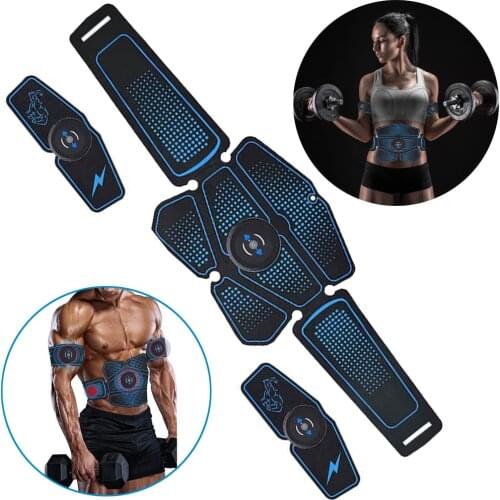 Electric Press Simulator Massager ABS Abdominal Muscle Trainer Sports Gym Home Exercise Fitness Equipment Training Gym Tools