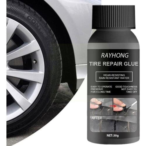 30ml Car Tire Glue Multifunctional Tire Repair Tools Black Color Y3U4