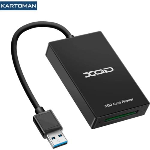 KARTOMAN USB 3.0 XQD Memory card reader Transfer Sony M/G Series for Windows/Mac OS computer