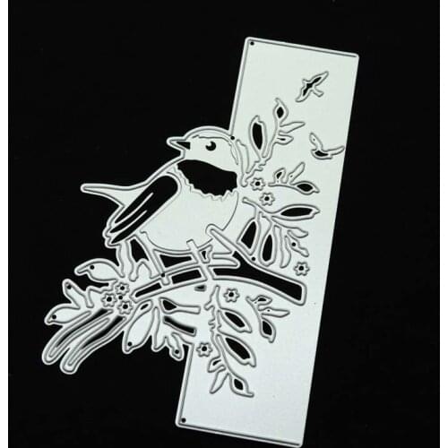 Bird Branch Flower Leaves Metal Cutting Dies DIY Scrapbooking Paper Photo Album Crafts Mould Cards Blade Punch Stencils