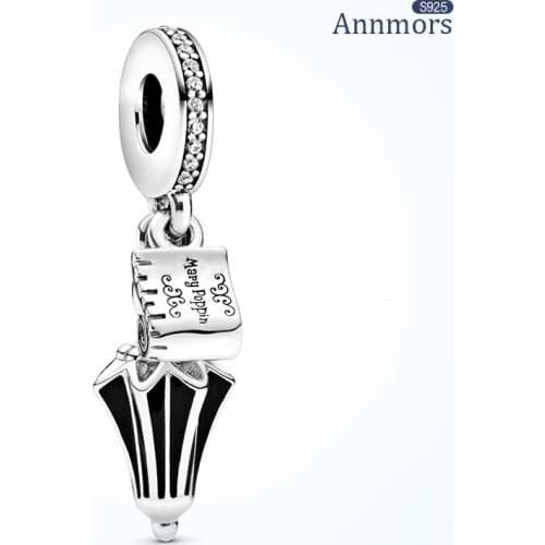 Badminton Charm 925 Sterling Silver Fits Pandora Charms Bracelets for Woman Girl Beads Gifts for Women Bracelet and Necklace