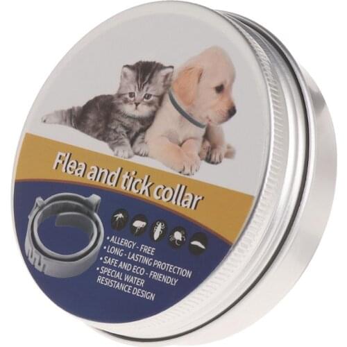 24.4in/14.96in Dog Cats Pets Collars Adjustable Necklace Flea And Tick Removing Tool Anti Mosquito Usage For TPE Protection