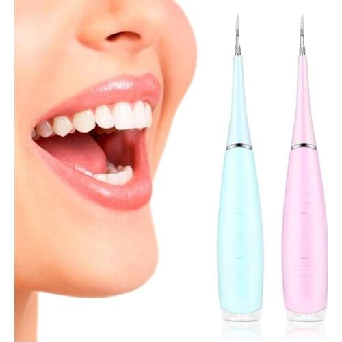 Portable Electric Dental Scaler Calculus Plaque Removal Teeth Whitening Tartar Cleaning Dental Scaler Tooth Care Clean Hygiene