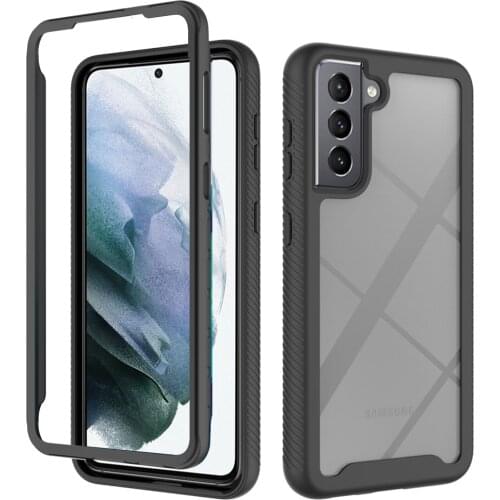 Shockproof Case For Samsung Galaxy S21 S20 FE S20 Ultra S10 Lite Plus S10E Note 20 A12 A02S A42 5G Armor Transparent Cover Case
