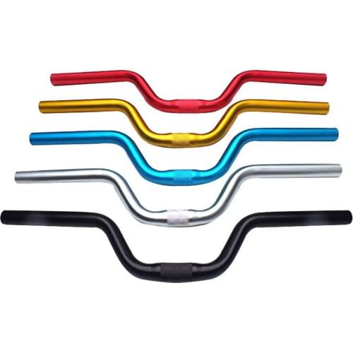 Bicycle handlebars Outdoor riding large angle aluminum alloy handlebars are very suitable for mountain bikes