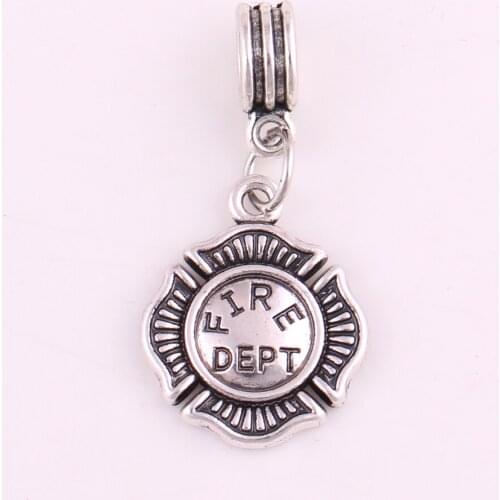 Word I Love My Bulldog ST MICHAEL Fire Dept christopher Charms Floating Beads fit Bracelet Handmade DIY Jewelry