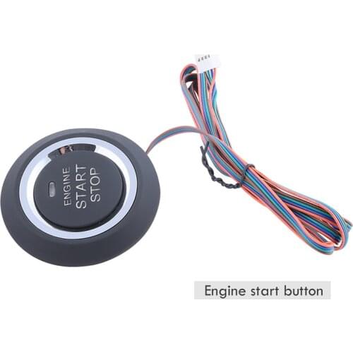 EASYGUARD Replacement push engine start stop button for ec002 series P1 style, blue,green