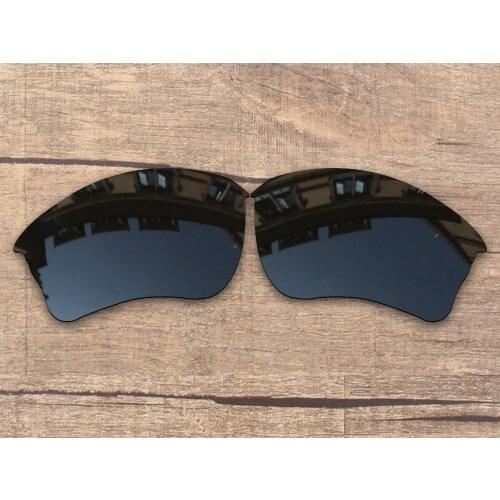 Vonxyz Stealth Black Polycarbonate Replacement Lenses for-Oakley Half Jacket XLJ Frame