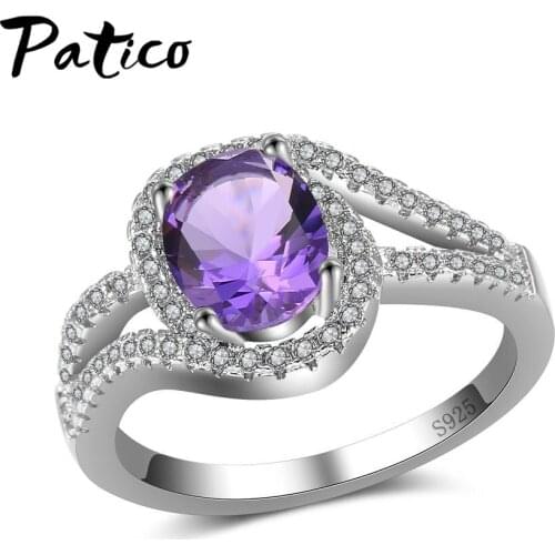 Unique Women Jewelry Rings For Weddings/Engagements/Party 100% 925 Sterling Silver Hot Sale Cubic Zirconia Rings Big Sale