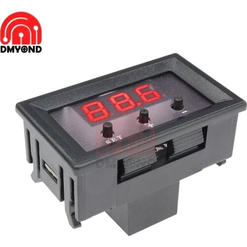 W1209 DC 12V Thermostat Thermometer Temp Temperature Digital LED Display with Temperature Cable Temperature Tester with Case