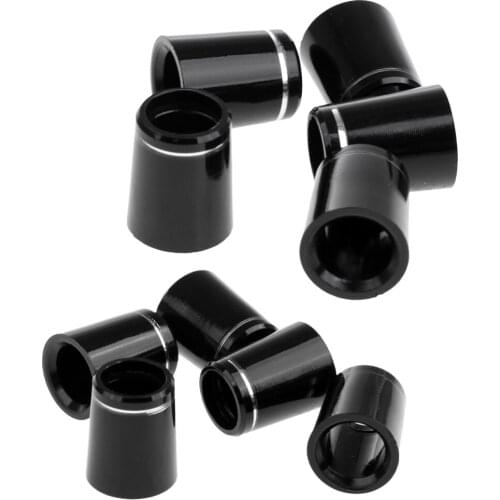 10 Pieces Golf Club Shaft Ferrules Replacement - Universal for Irons - .335 & .370