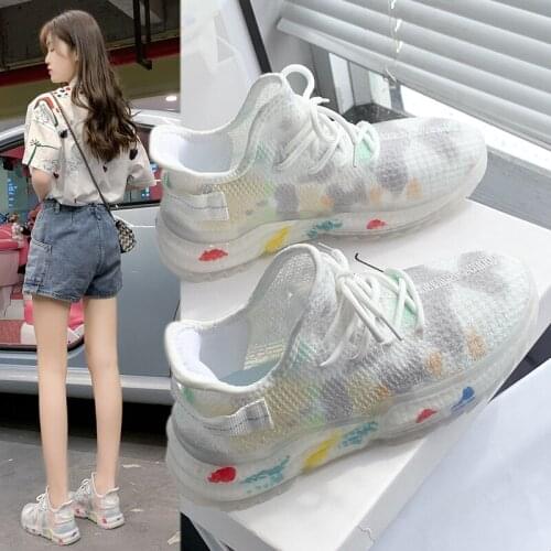 Kalsooni Women‘s Sneakers 2021 Summer Casual Shoes Breathable Air Mesh Runing Shoes