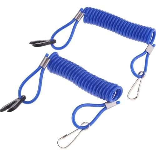 2Pcs Marine Boat Kill Stop Switch Safety Lanyard for Yamaha Outboard Engine Motor