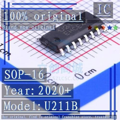 2020+100% Brand new original 5PCS-20PCS U211B SOP-16 Phase control circuit IC