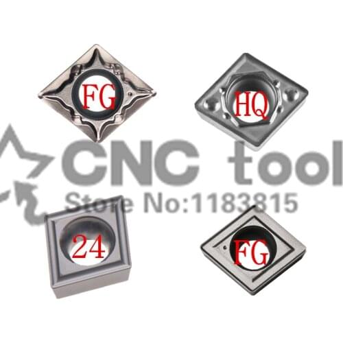 CCMT060204-24/HQ/FG/MT Cermet Grade carbide inserts lathe cutter tools Internal turning tools CCMT060202 CNC tools Blades