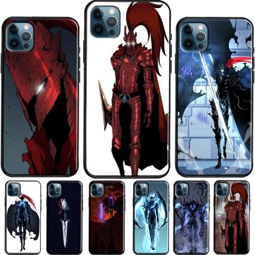 Igris Solo Leveling Case For iPhone 11 Pro Max 12 mini X XR XS Max 6S 7 8 Plus SE 2020 Back Cover