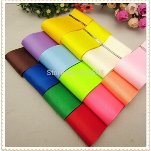 CS63014 13 color mix free shipping 50mm Solid Color Grosgrain Ribbon bow celebration decoration DIY Materials Tape