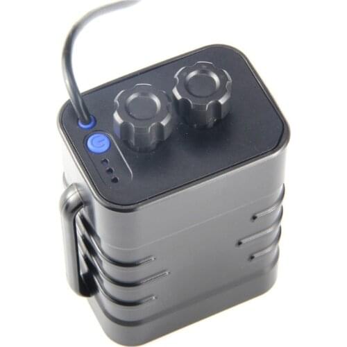 DC 8.4V USB 5V 6x 18650 Battery Storage Case Box For Bike LED Light Cell Phone B85B