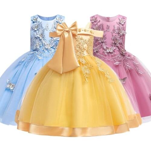 Children Party Dress for Girl Flower Girl dress for Christmas clothes Baby Girls Dress Wedding Princess Dress Children Clothing