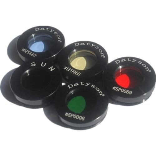 Datyson 5 Colors/set 0.965" Astro Optics Filters for Astronomical Telescopes Ocular Lens Planets Nebula