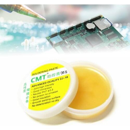 CMT-50g Rosin Flux Soldering Paste Welding Soldering Tin Cream Grease Paste Flux for PCB BGA PGA SMD Repair Solder Paste