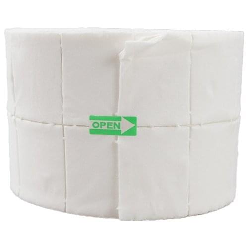 Hot Sale 500PCS/ROLL Nail Polish Remover Nail Wipes Bath Manicure Gel Lint-Free Wipes 100%Cotton Napkins For Nails Nail art Tool