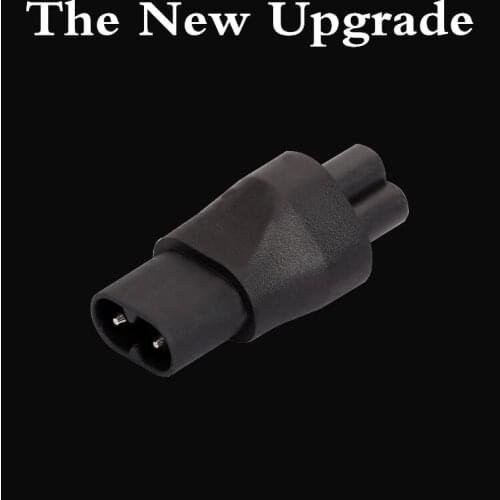 IEC 320 2Pin Male to 3 Pole Female Notebook Power Adapter Travel Adapter C5 to C8 Plum Mouse Motherhead PDU