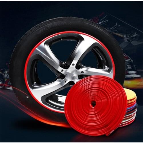 Hot 8 M Car Wheel Protection Wheel Sticker Decorative Strip Tire Protection Care Cover Drop Boat Car Shape Modification