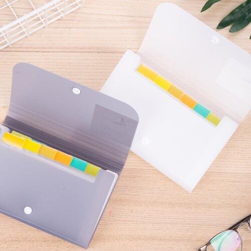 Multifunctional Mini A6 Expanding Wallet 13 Pockets Plastic File Folder Document Bags for Bill Receipt Organizer Storage Holder
