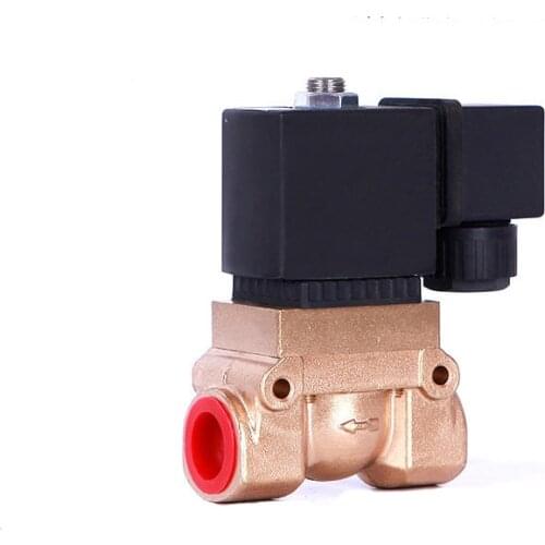 1/2" High Pressure 5Mpa Normally Closed Brass Solenoid Valve Pilot Solenoid Valve Withstand Pressure Of 50 Bar 220V 110V 24V