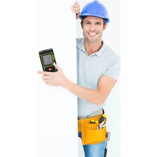 2018 new anti-fall anti-skid 40M 60M 80M 100M laser range finder digital laser measuring tape high precision measure tape laser