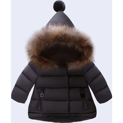 Childrens New Clothes Baby Girls Boys Jackets Autumn Winter Jacket Kids Keeping Warm Cotton Novelty Hooded Thick Outerwear Coat