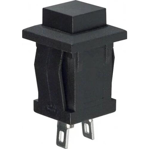 PHISCALE 20pcs Push Button Switches DS-430 SPST-NO Off-Momentary Non-locking Black