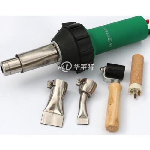 1600W Hot Air Gun 110V / 220V Plastic Welding Torch PVC Floor Welding Gun With 20MM Flat Nozzle + 40MM Silicone Pressure Roller