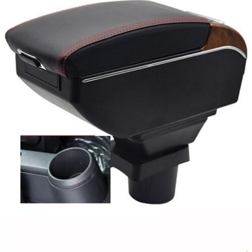 For Skoda citigo Armrest box Retrofit parts Car special Armrest Center Storage box car accessories Interior special with USB