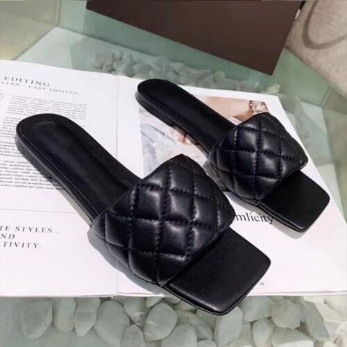 Women 2020 fashion flat Slippers shoes woman Summer slides Outdoors Sandals Woman Casual Beach house Shoes ladies flipflops