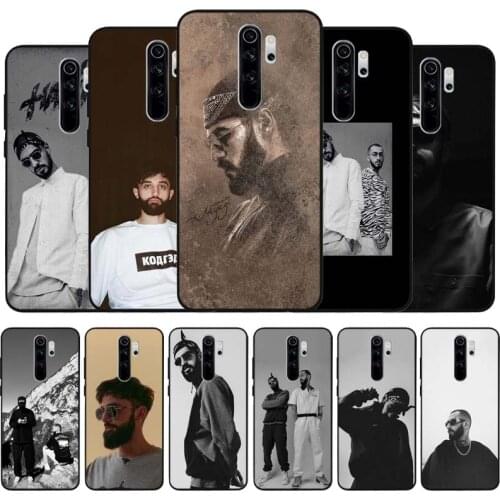 Miyagi Endshpiel Rapper black Silicone Phone Case For Redmi note 9 8 7 Pro S 8T 7A Cover