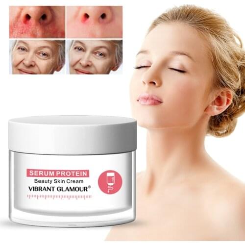 Serum Protein Repair Face Cream Anti-Wrinkle Reduces Fine Lines Anti-allergy Deep Hydration Moisturizing Skin Care TSLM2