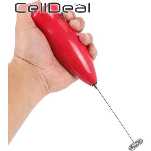 1pc Electric Milk Frother Drink Coffee Whisk Mixer Hand Blender Foamer Whisk Kitchen Cappuccino Portable Cooking Whisk Tools