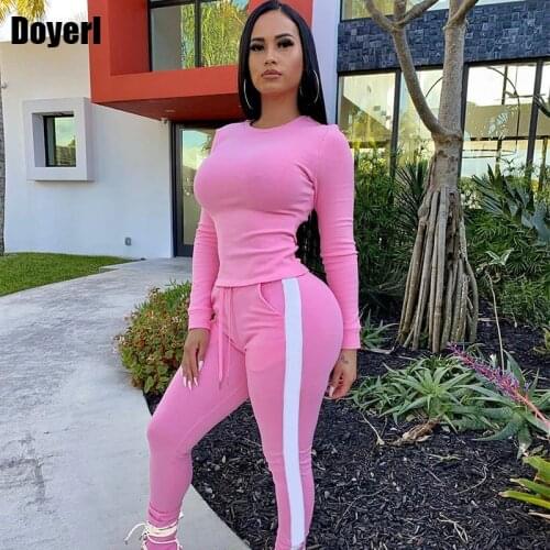 Two Piece Tracksuits Women Set Winter Sportswear Joggers Casual 2 Piece Sets Womens Outfits Fall Long Sleeve Top and Pants Set
