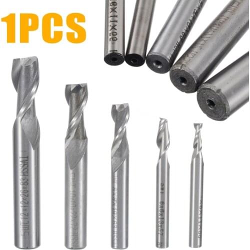 1pc 2 Flute Straight Shank End Mill Cutter Drill Bits 4/6/8/10/12mm for CNC Milling Tool