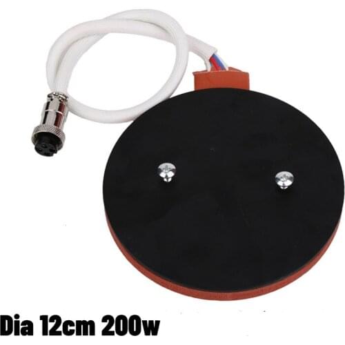 Dia 12cm 200w Replacement Plate Heater For Heat Transfer Press
