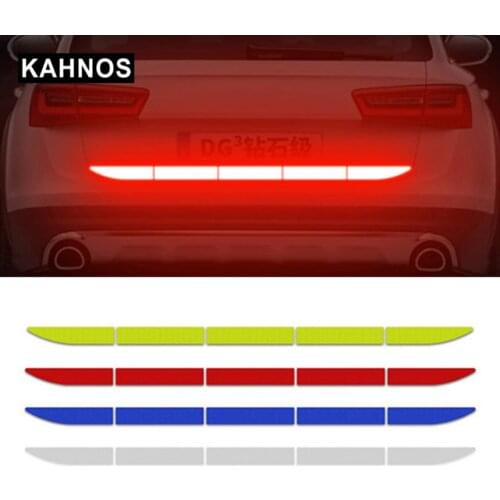 Adhesive Reflector Car Exterior Accessories Reflective Adhesive Tape Exterior Warning Strip Protect Car Body