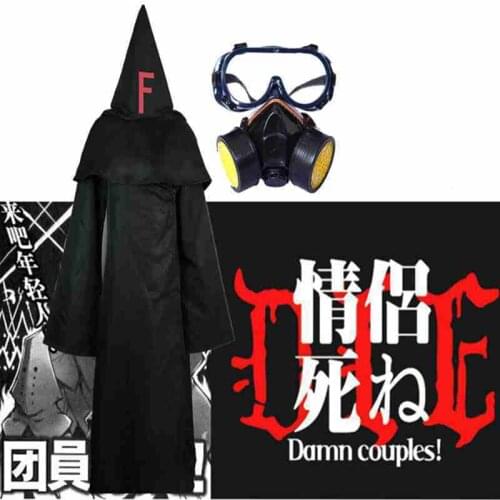 Anime Baka To Tesuto To Shokanju Cosplay Costume FFF Group Black Cloak Cosplay Costumes Halloween Carnival Party Cosplay Costume