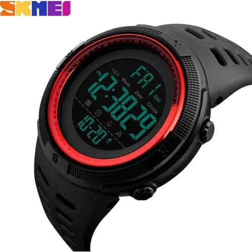 Mens Watches Dive 50m Digital LED Army Sports Watch Mens Casual Electronics Wristwatches Man Clock relojes hombre 2018 SKMEI