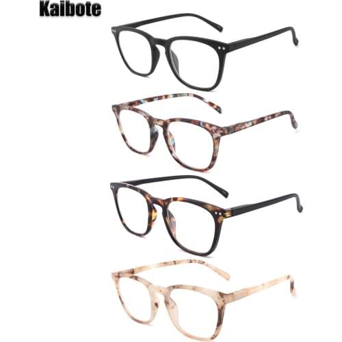 Kaibote Super Valued Pack 4 Pairs Stylish Reading Glasses for Women Quality Presbyopic Eyeglasses Ladies Reader Eyewear +1.0-3.5