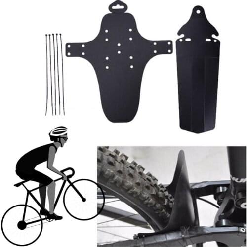 2Pcs/Set Bike MTB Bicycle Cycling Front Rear Fenders Splash Guard Mudguard Road Bike Mud Fender Bicycle Fender Bike Accessories